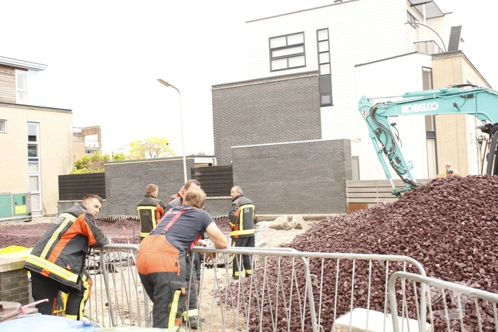 Gasleiding geraakt bij werkzaamheden