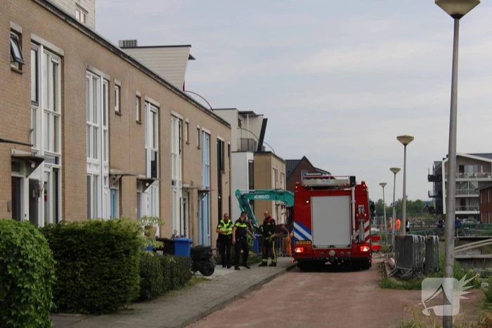 Gasleiding geraakt bij werkzaamheden