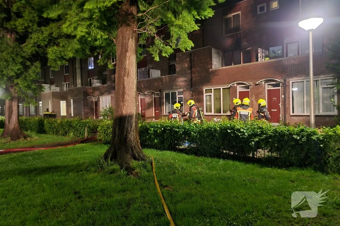 Meerdere woningen ontruimd vanwege brand