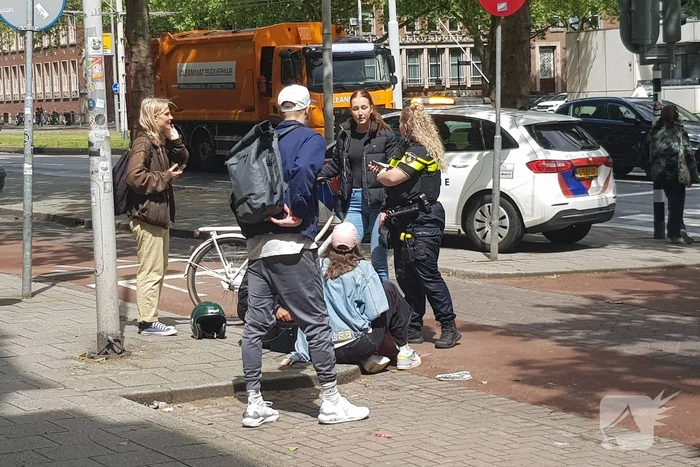 Jongedame gewond bij ongeval op fietspad