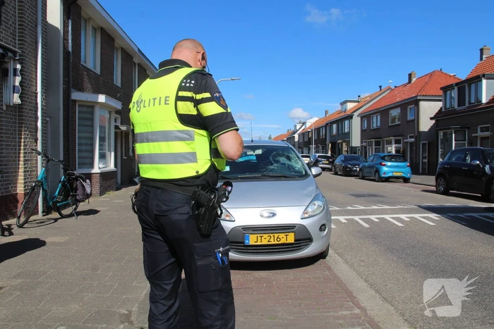Fietser gewond bij botsing met auto