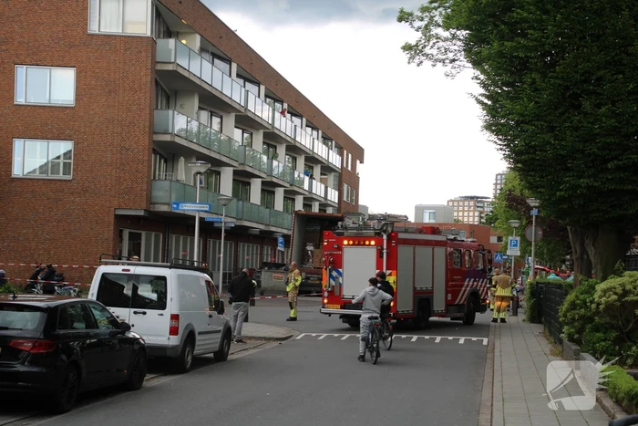 Straat afgezet vanwege incident met vrachtwagen