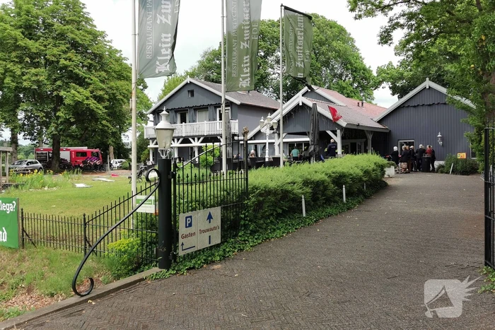 Restaurant Klein Zwitserland ontruimd vanwege brand