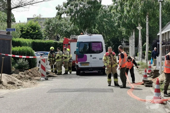 Opnieuw gasleiding geraakt bij graafwerkzaamheden
