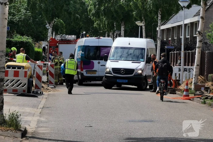 Opnieuw gasleiding geraakt bij graafwerkzaamheden