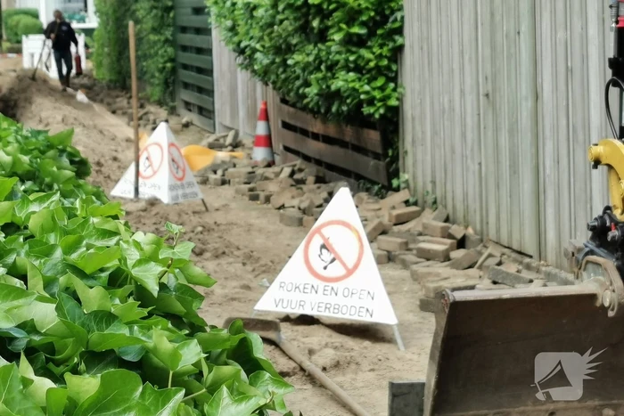 Opnieuw gasleiding geraakt bij graafwerkzaamheden