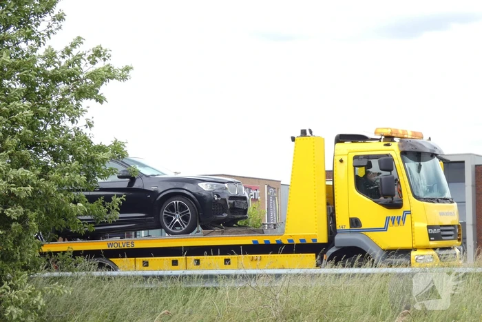 Auto's beschadigd bij kop-staartbotsing