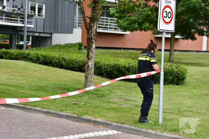 Stadspark afgesloten met afzetlinten na ongeval