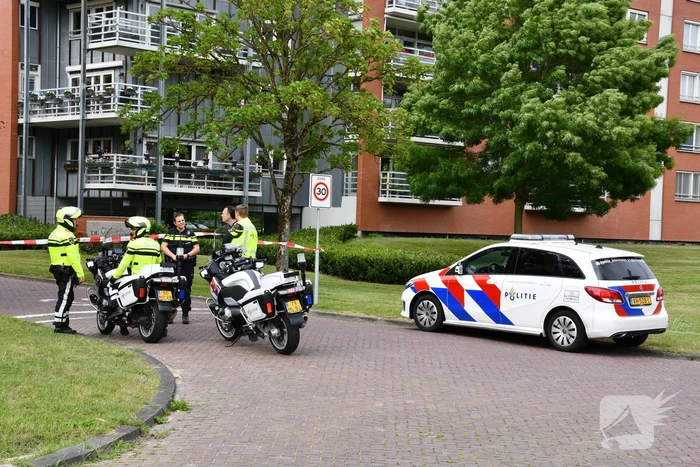 Stadspark afgesloten met afzetlinten na ongeval