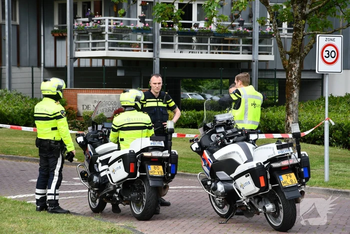 Stadspark afgesloten met afzetlinten na ongeval
