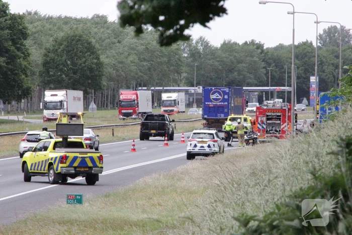 Auto total-loss vanwege brand