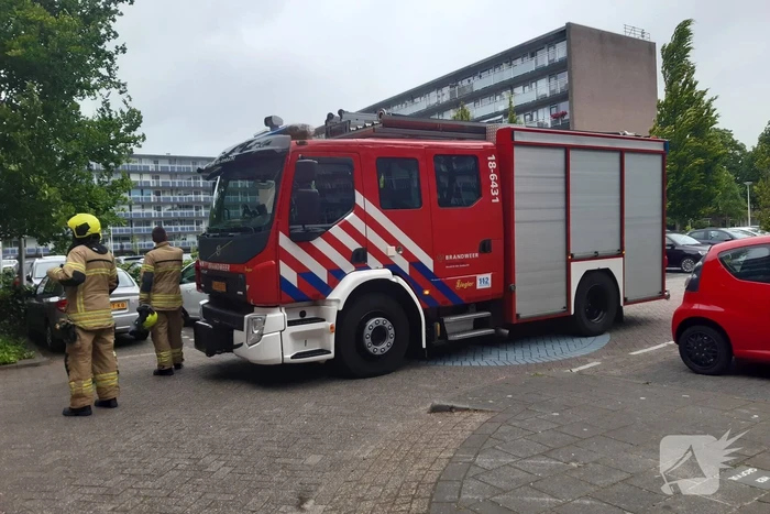 Onderzoek naar gaslucht in flatgebouw