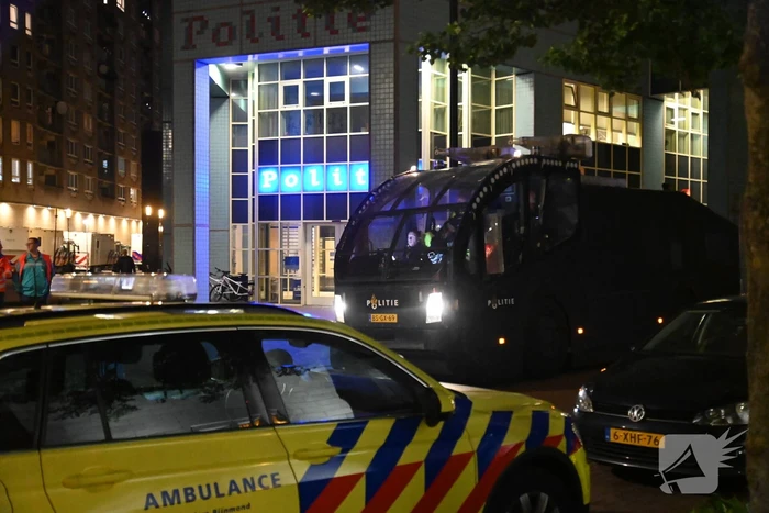 Veel politie op de been na verloren wedstrijd van Feyenoord