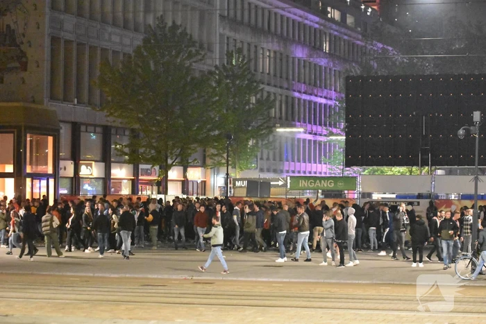 Veel politie op de been na verloren wedstrijd van Feyenoord