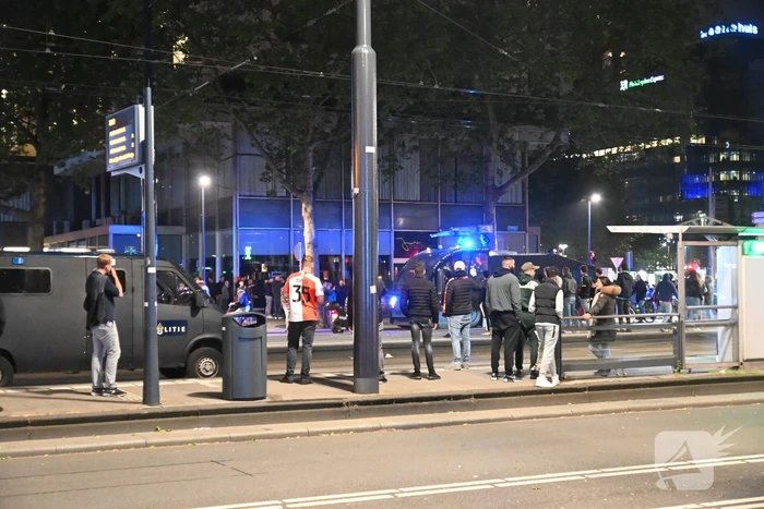 Veel politie op de been na verloren wedstrijd van Feyenoord