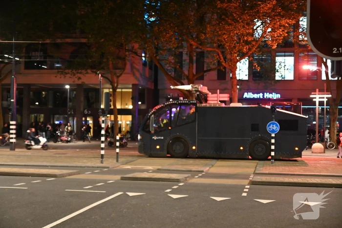 Veel politie op de been na verloren wedstrijd van Feyenoord