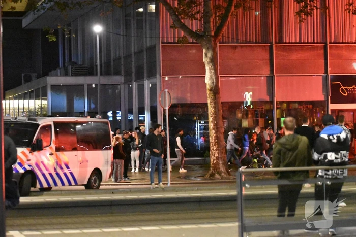 Veel politie op de been na verloren wedstrijd van Feyenoord