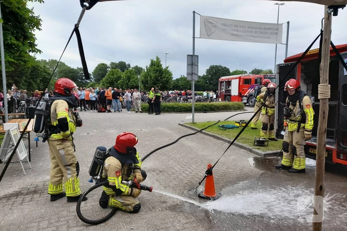 Frietkar vliegt in brand tijdens evenement