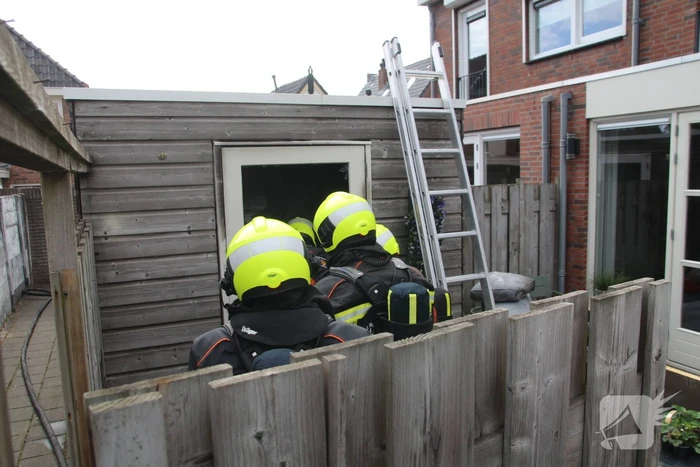 Brand in schuur van woning door accu e-bike