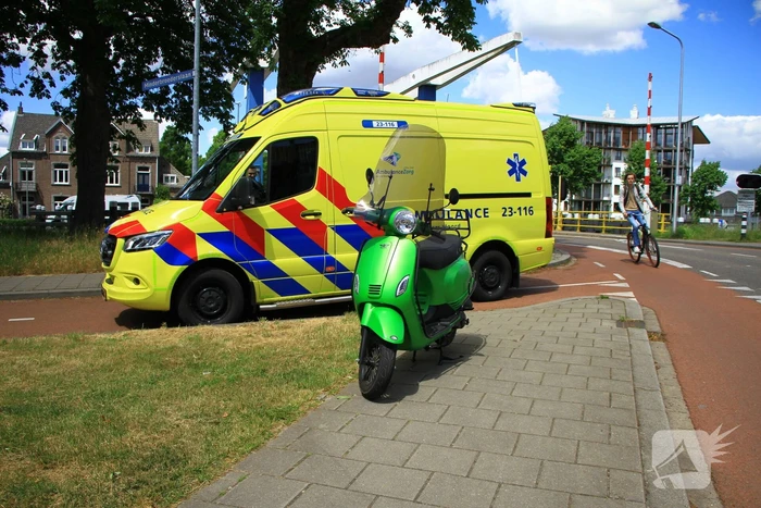 Scooterrijder gewond na val