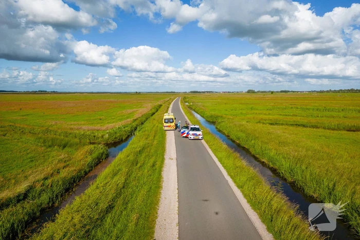 Beschonken brommerrijder belandt in sloot