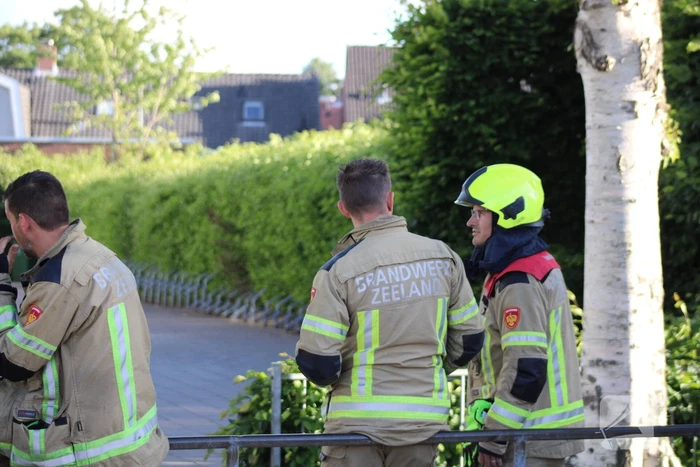 Vuilcontainer verwoest vanwege brand