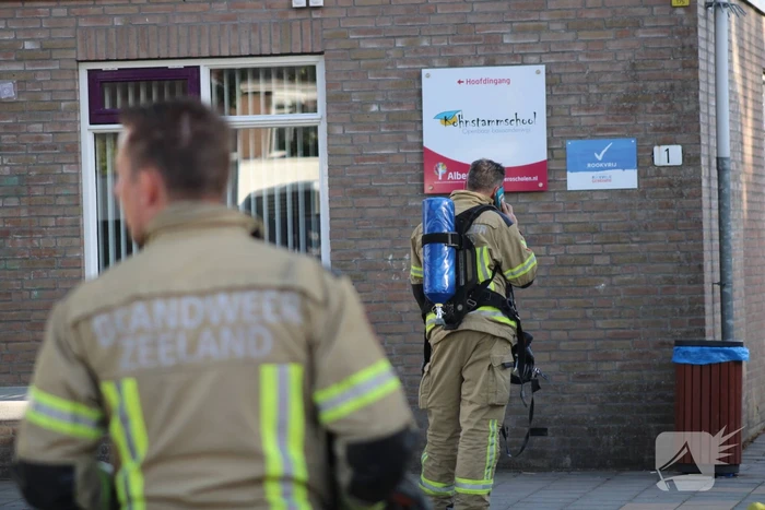 Vuilcontainer verwoest vanwege brand