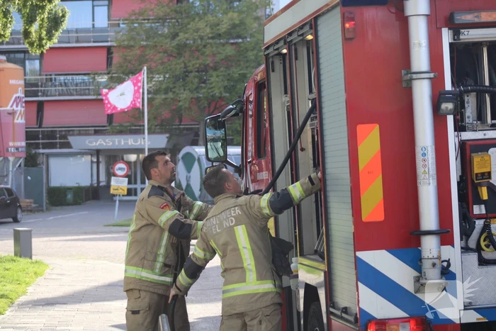 Vuilcontainer verwoest vanwege brand