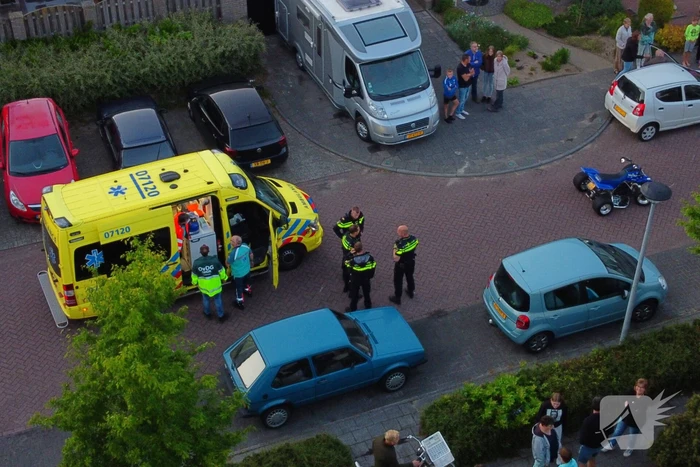 Quad bestuurder gewond bij botsing met auto