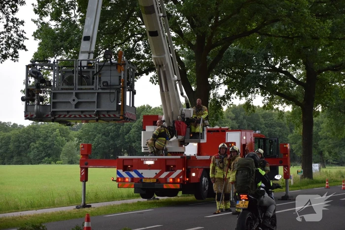 Hoogwerker brandweer weigerde dienst bij stormschade