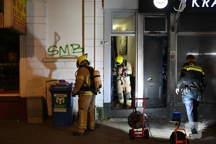 Woningen ontruimd door brandstichting bij winkel 't Kraslotje