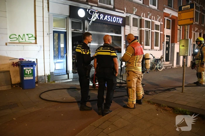 Woningen ontruimd door brandstichting bij winkel 't Kraslotje