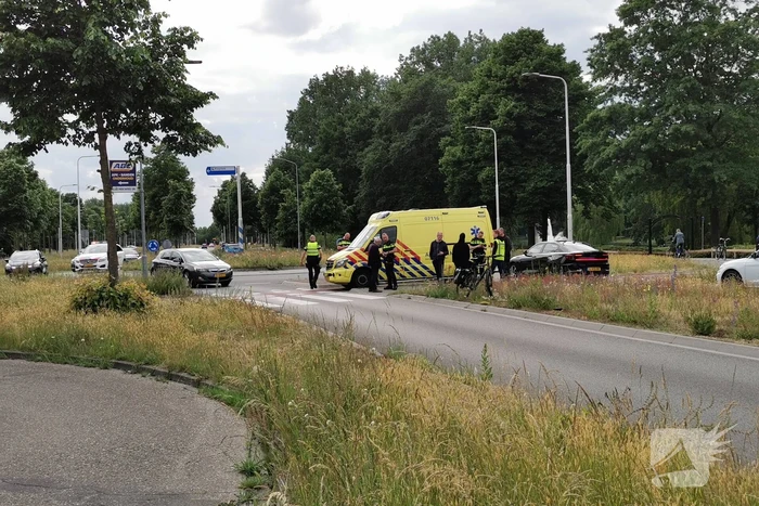 Fietser gewond bij aanrijding met auto