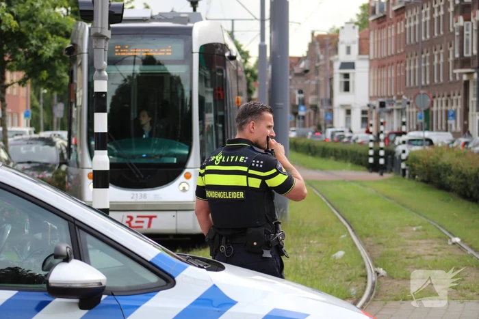 Veel politie bij aanhouding