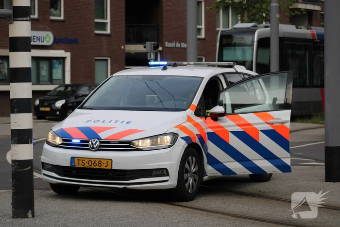 Veel politie bij aanhouding