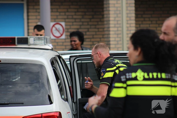 Veel politie bij aanhouding