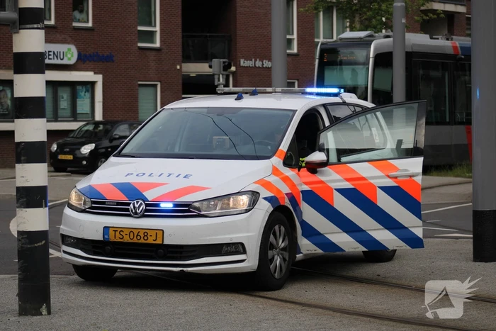 Veel politie bij aanhouding