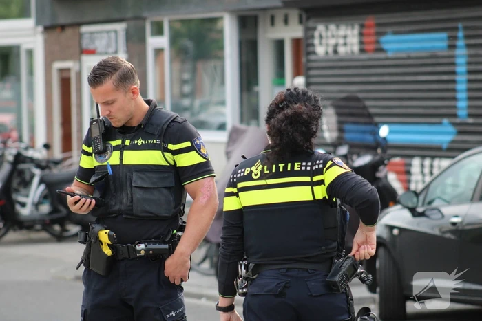 Veel politie bij aanhouding
