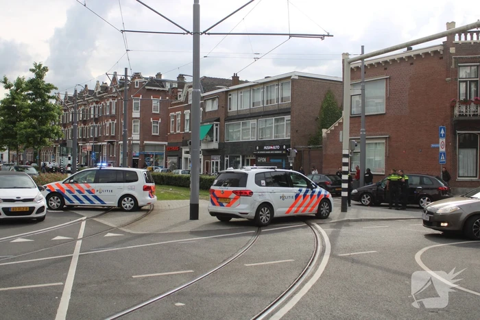 Veel politie bij aanhouding