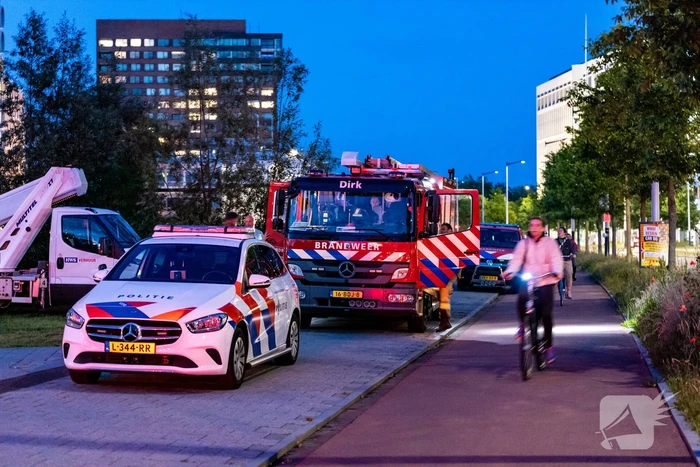 Hulpdiensten groots ingezetn voor melding persoon ter water