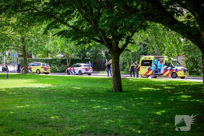 Traumahelikopter landt voor incident met kind in brandgang