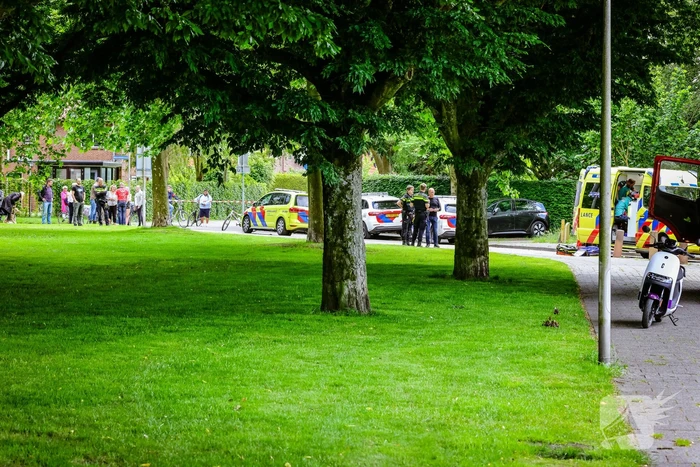 Traumahelikopter landt voor incident met kind in brandgang