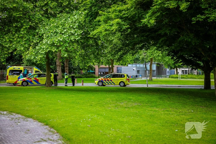 Traumahelikopter landt voor incident met kind in brandgang