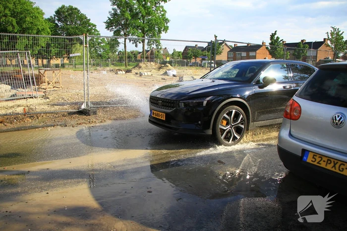 Huishoudens zonder water door lekkage