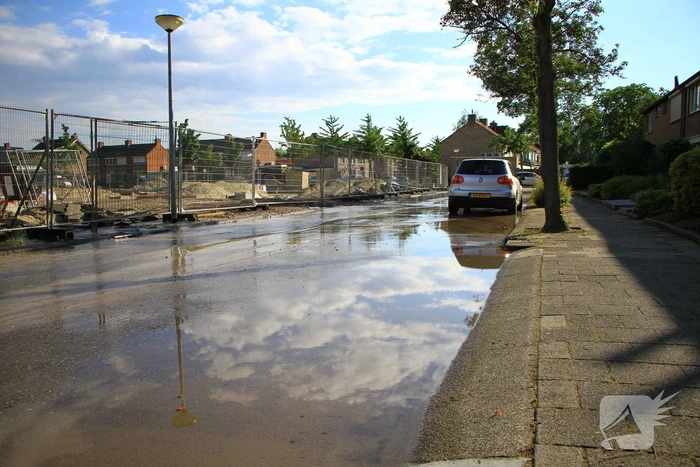Huishoudens zonder water door lekkage