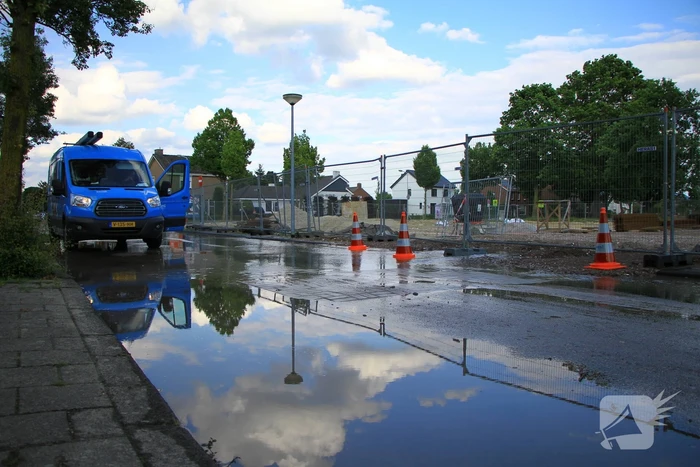 Huishoudens zonder water door lekkage