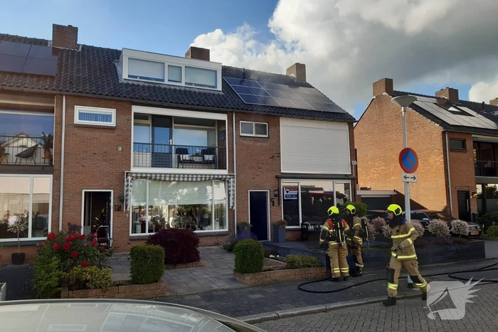 Veel rookontwikkeling bij woningbrand