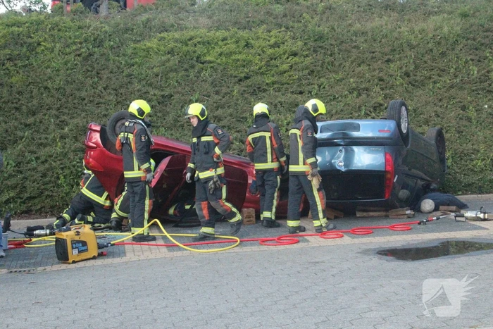 Brandweer oefent grote hulpverlening-scenario