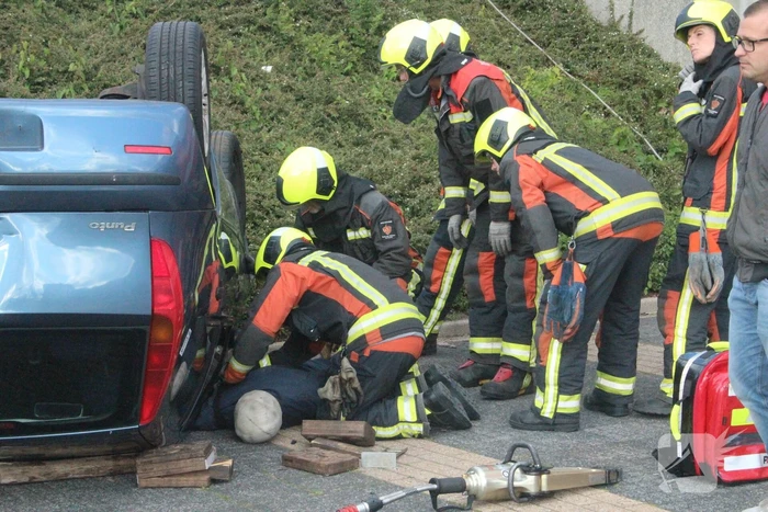 Brandweer oefent grote hulpverlening-scenario