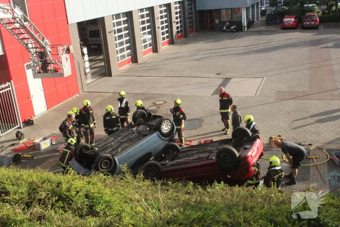Brandweer oefent grote hulpverlening-scenario